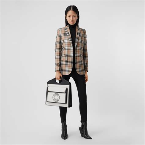 vintage check wool tailored jacket burberry|Burberry Limited.